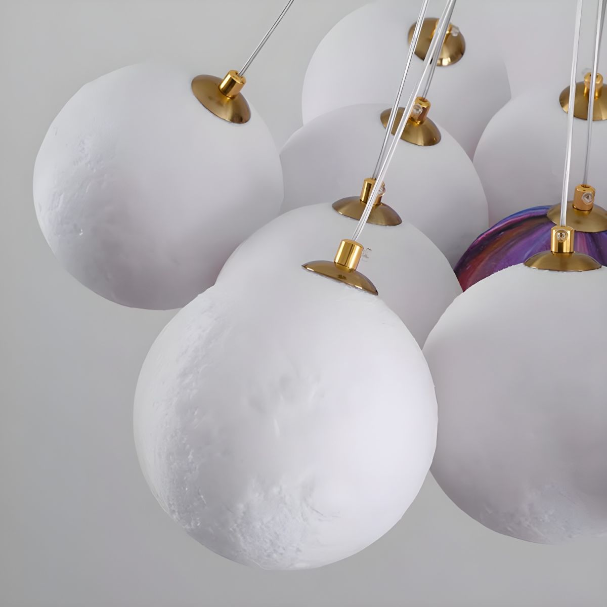 Modern Minimalist Lunar Pendant Lamp
