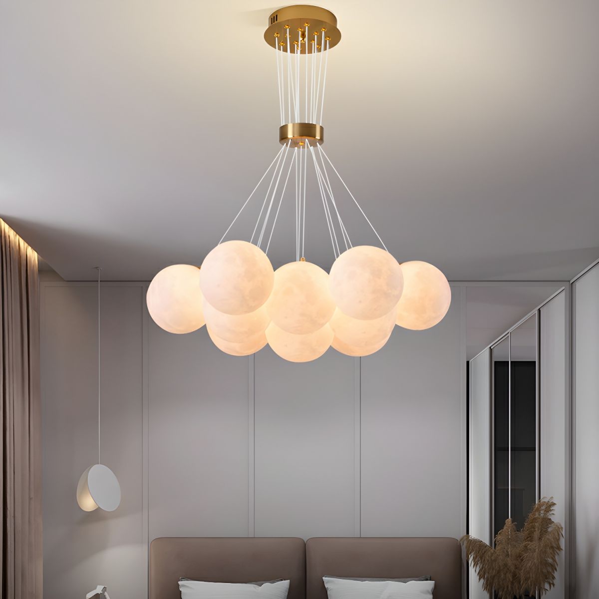 Modern Minimalist Lunar Pendant Lamp