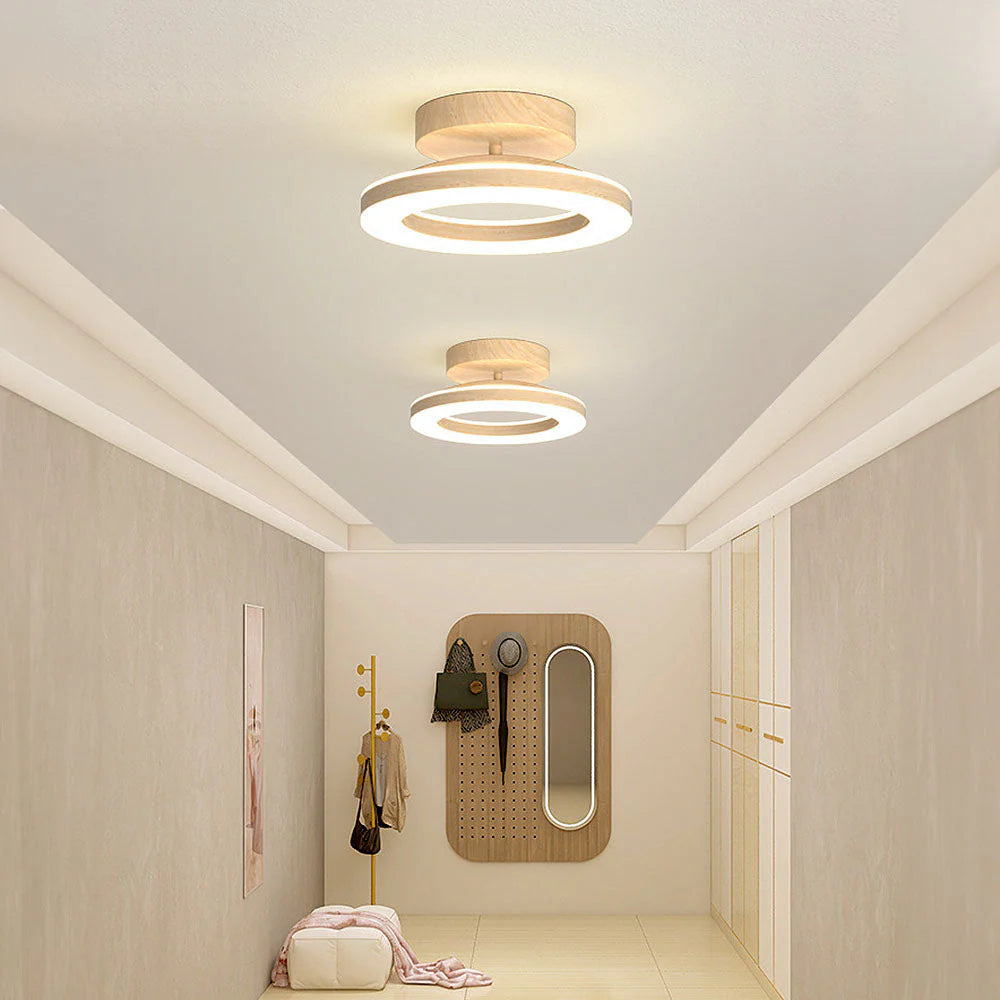 Nordic Minimalist Round Corridor Entrance Light Ceiling Fixture
