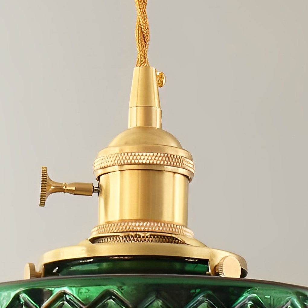 Green Retro Pendant Lights Ha077820