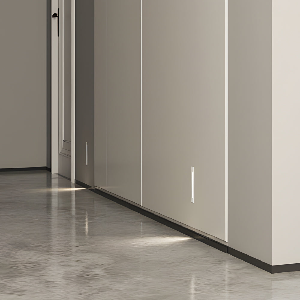 Vertical Motion Sensor Led Stair Light Wall Recessed Contemporary Lighting For Indoor And Outdoor Steps