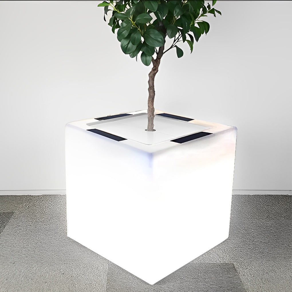 Square Waterproof Solar Flower Pot Light Ha085510