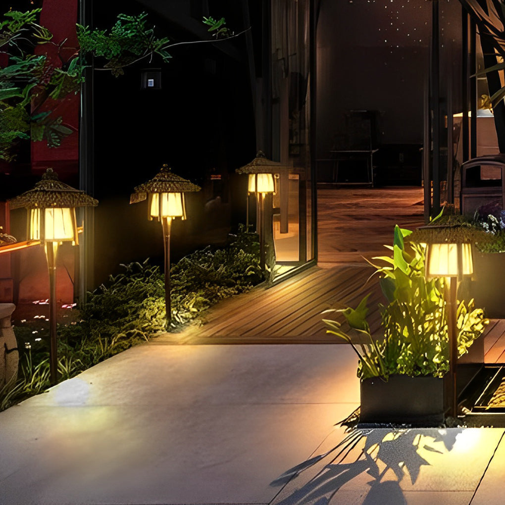 Rustic Bamboo Design Farmhouse Lights Li002120
