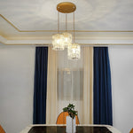 Cylindrical Crystal Shade Hanging Light Li002465