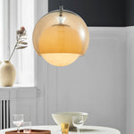 Retro Orange Bauhaus Pendant Lamp