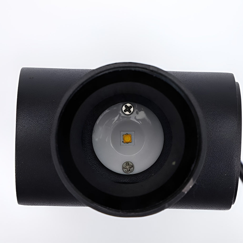 Up And Down Lights Black Modern Outdoor Wall Sconce