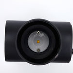 Up And Down Lights Black Modern Outdoor Wall Sconce