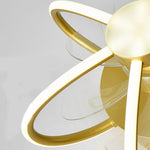 Flower Bladeless Ceiling Fans With Remote Ha082877