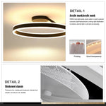 Sleek Round Nordic Ceiling Light