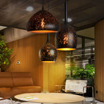 Iron E27 Black Retro Industrial Pendant Light