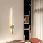 Modern LED Wall Sconce with Black, Gold, or White Hardware