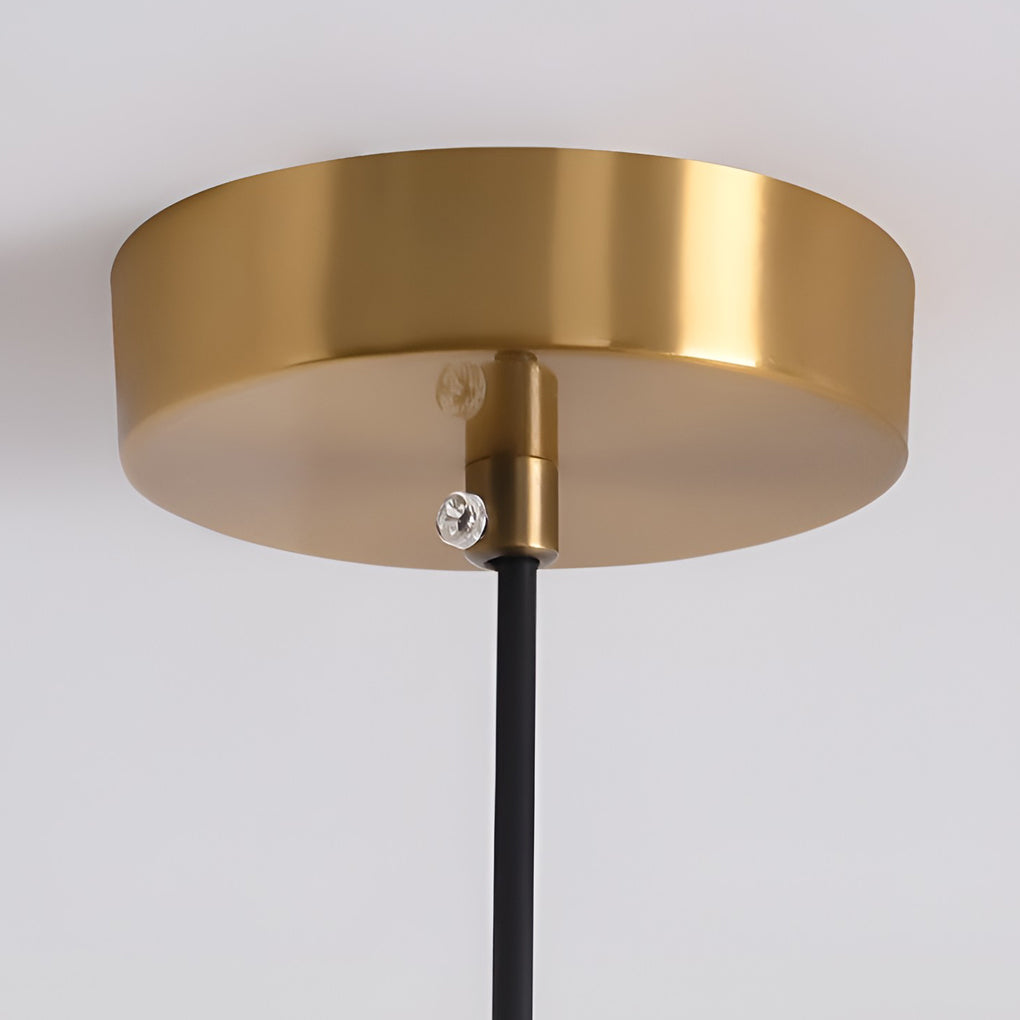 Circular Electroplated Nordic Chandelier
