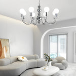 Aurelia Glass Globe Chandelier — Modern French Minimalist Pendant Light