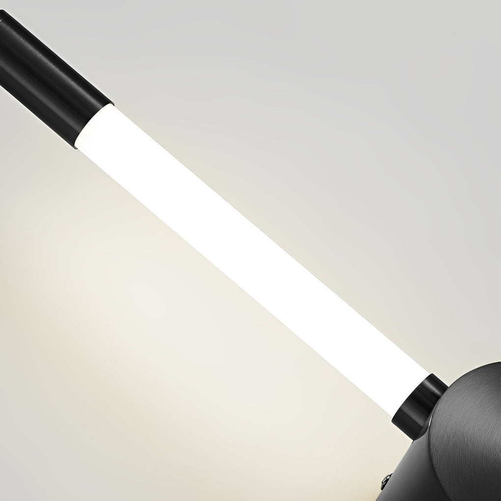 Modern LED Wall Sconce with Acrylic Shade in Black or Bronze