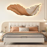Feather Wall Lamp Art Deco LED Sconce for Modern Interiors