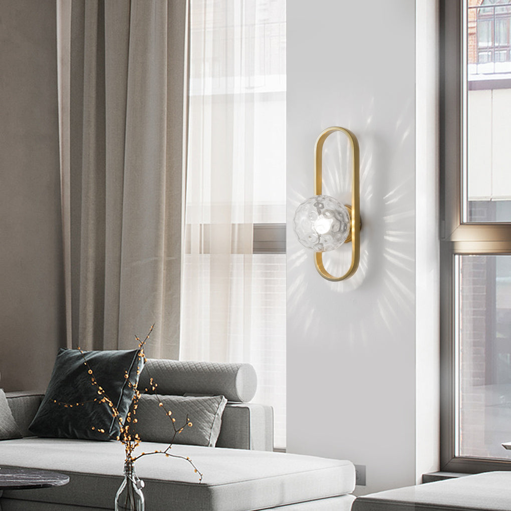 Glass Shade Wall Lamp Ha097815