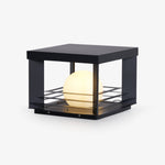 Lunar Crate Outdoor Table Lamp – Modern LED Garden Light