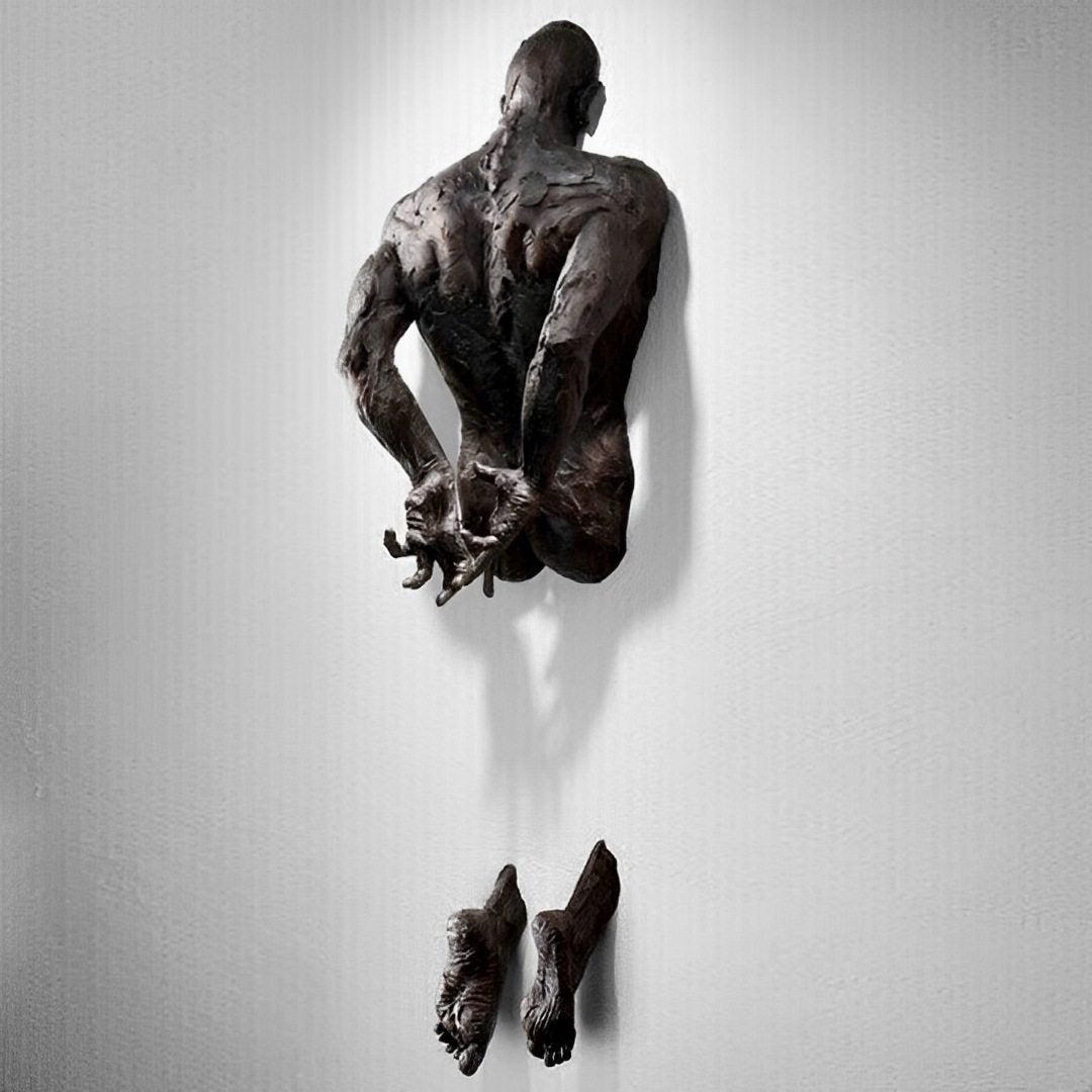 Dynamic Human Sculpture Collection – Contemporary Figurative Lighting Art