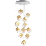 Pyrite chandelier