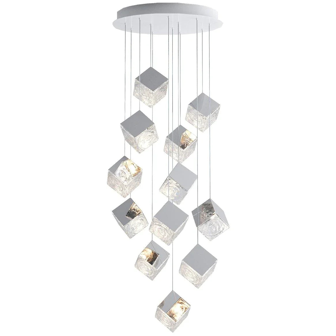 Pyrite chandelier
