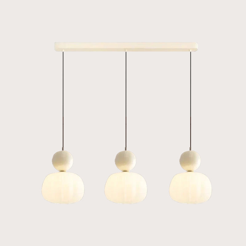 Art Deco Pendant Light Cream