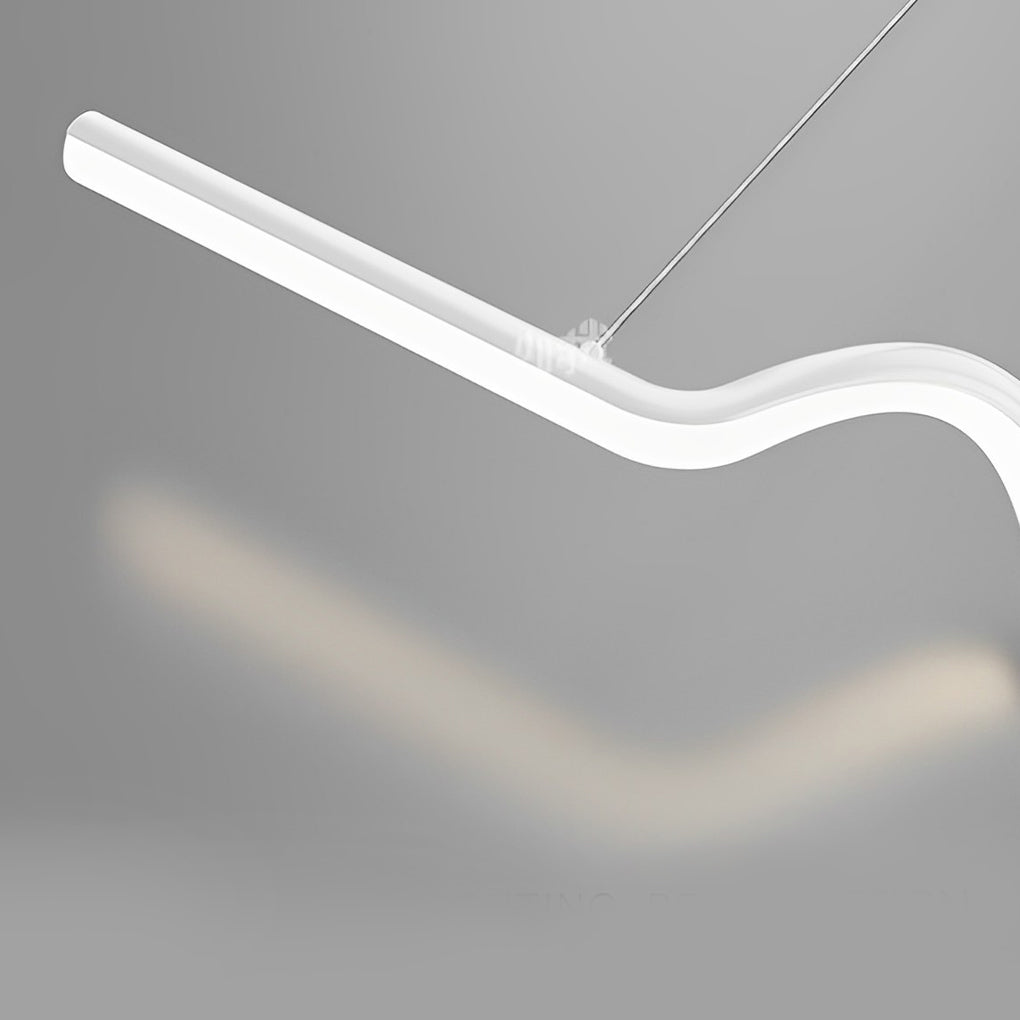 Wavy Strip Led Pendant Light Li002328