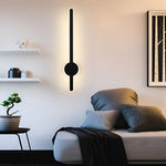 Modern LED Wall Sconce with Black, Gold, or White Hardware