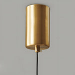 Minimalist Long Oval Rings 3 Step Dimming Led Copper Modern Pendant Lights Li002746