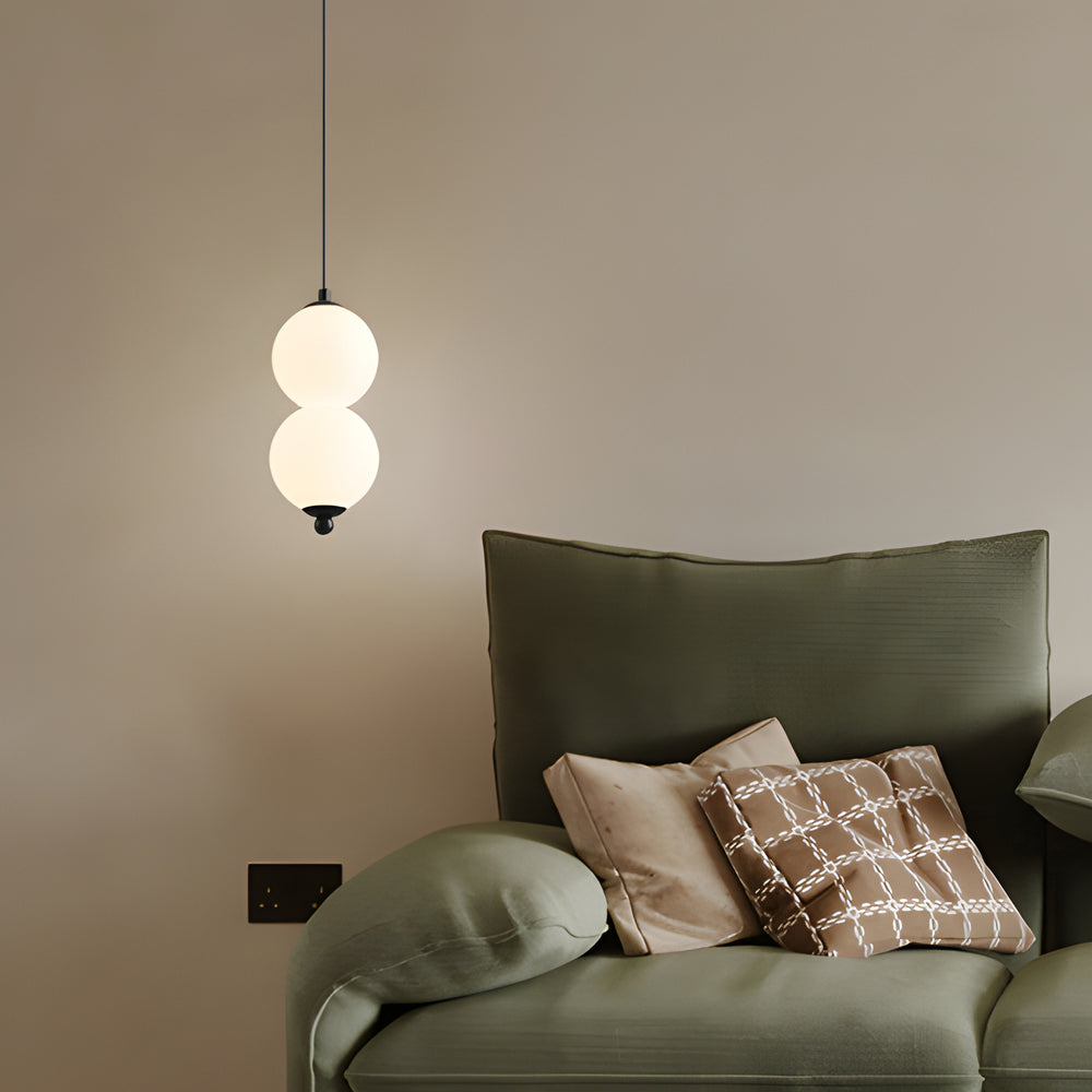 Modern Round String Vertical Balls Pendant Lamp Dimmable Led Chandelier
