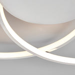 Aurelia Trio Ring LED Ceiling Light – Modern Nordic Semi Flush Mount