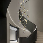 Spiral Duplex Staircase Chandelier Ha085019