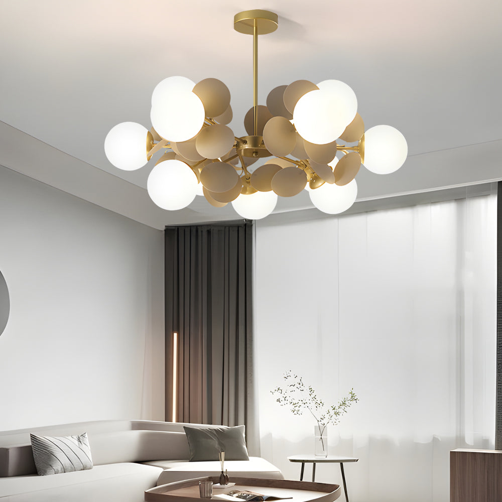 Nordic Chandelier Multicolored Board Art Branch Style Pendant Lights