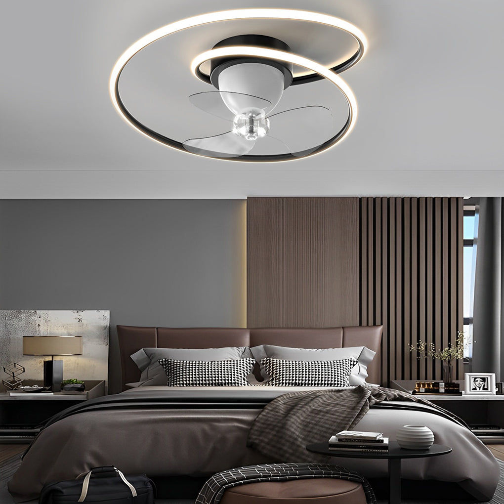 360 Rotating Modern Ceiling Fans Light Li002243