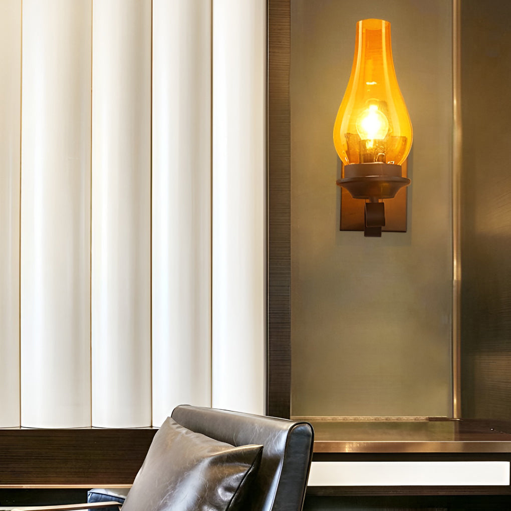 Retro Glass E27 Wall Lamp