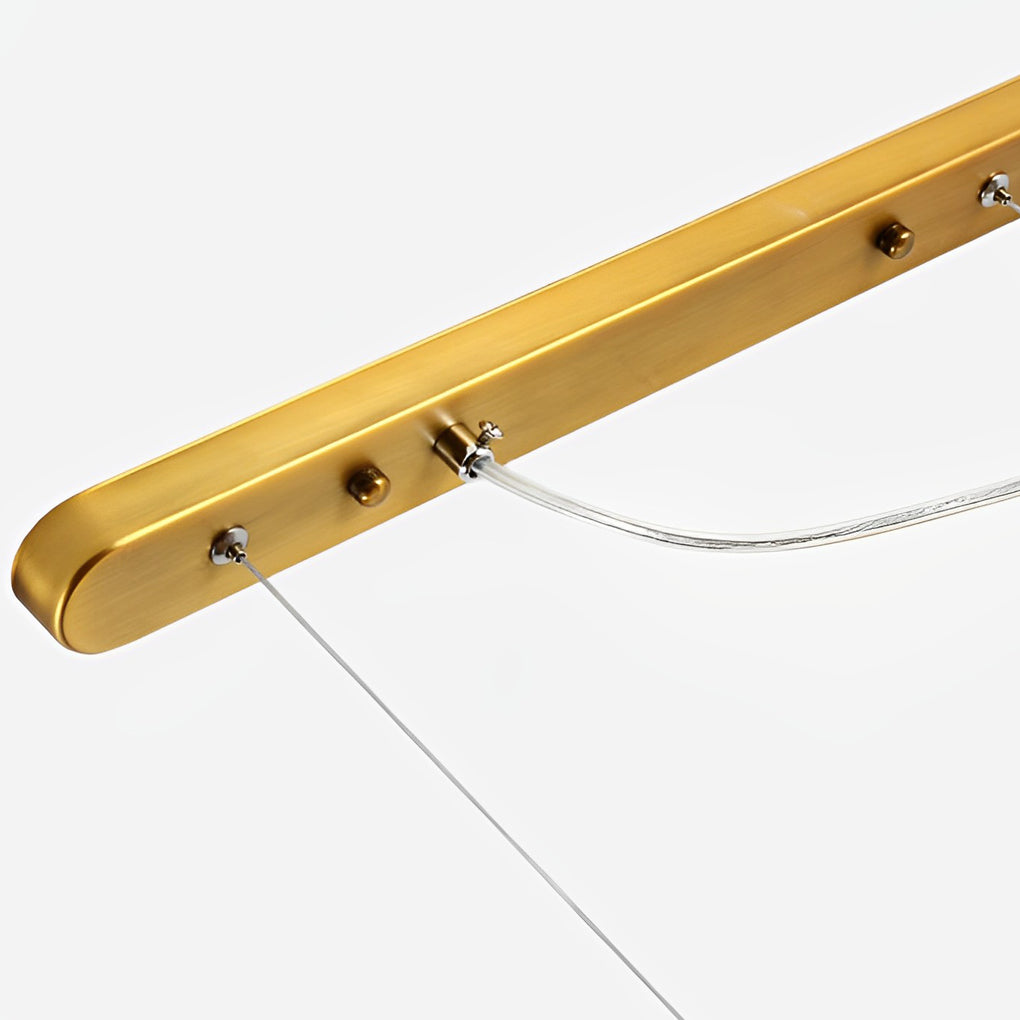 Glass Shade Led Postmodern Chandelier Ha089403