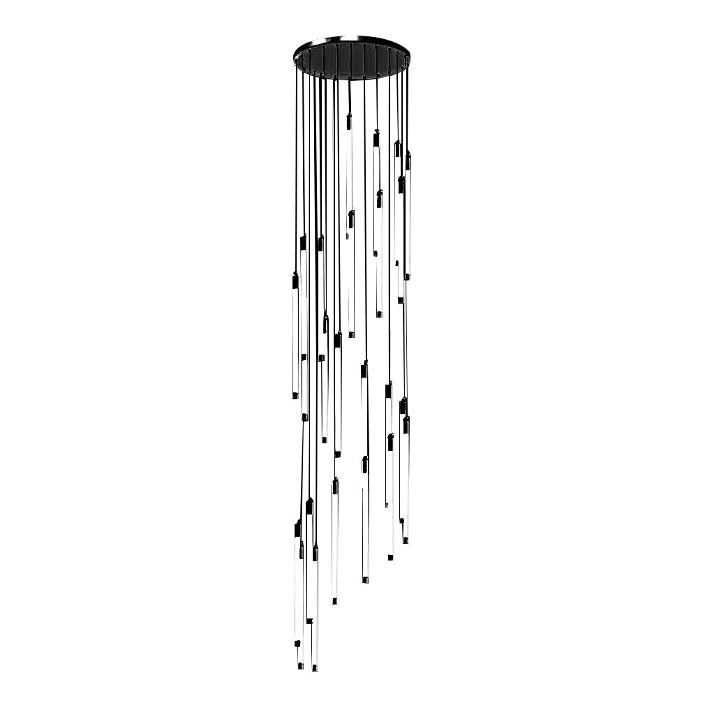 Spiral Duplex Staircase Chandelier Ha085056