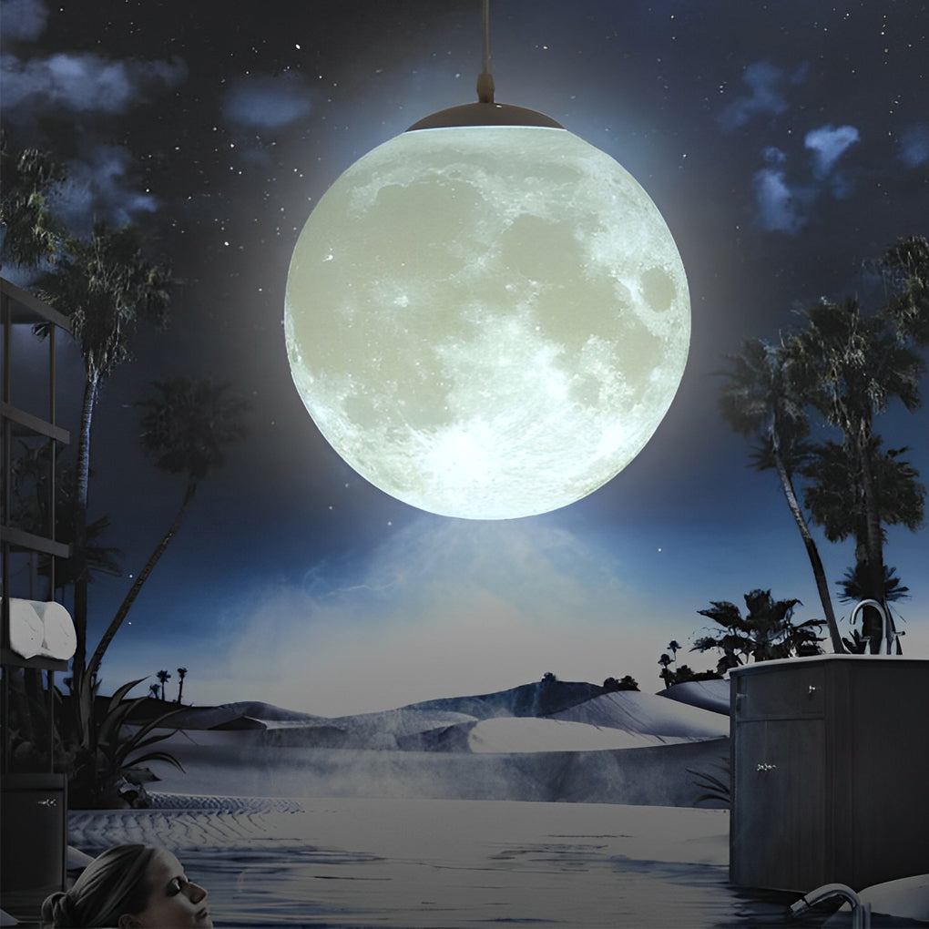 Moon White Pendant Lamp Ha076610
