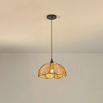 Rattan Blossom Pendant Light