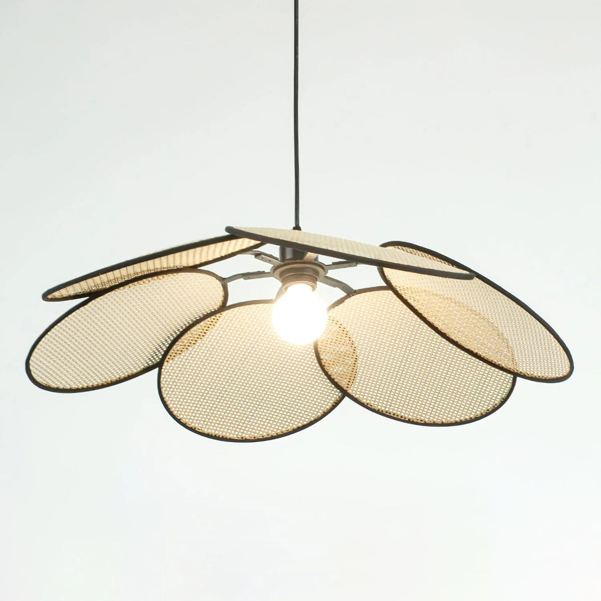 Rattan Bloom Pendant Light