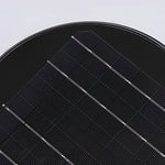 Tapered Solar LED Pathway Light in Black Aluminum for Modern Outdoor Spaces