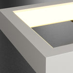 Rectangular Three Color Light Led Nordic Wall Light Fixture Wall Lamp