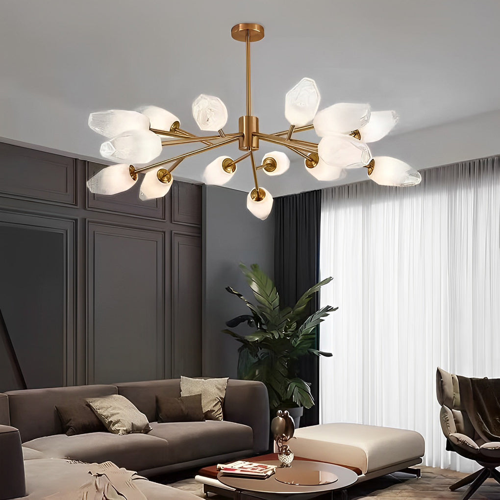 Glass Moleculars Led Chandelier Ha098867