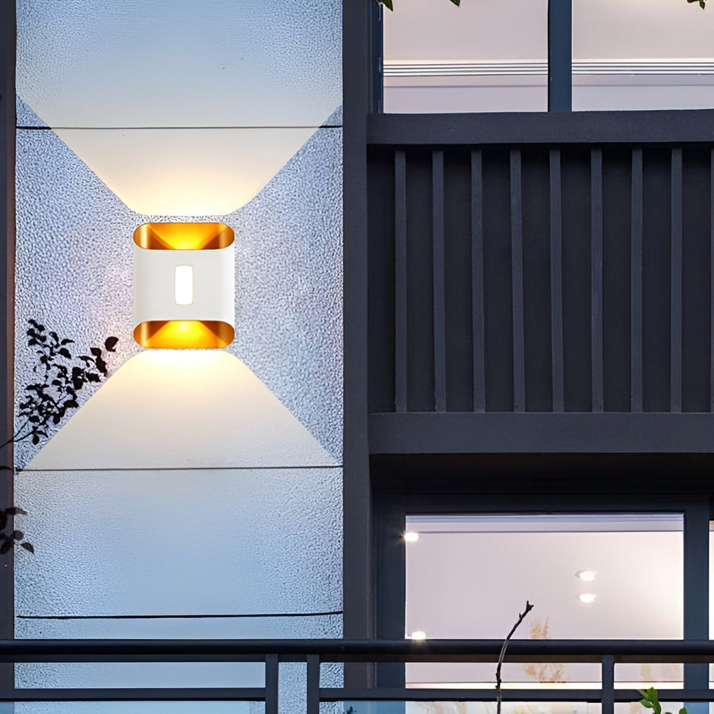 Waterproof Led Up And Down Lights Modern Wall Lamp
