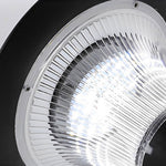 Round Black Solar Fence Post Light Ha082917