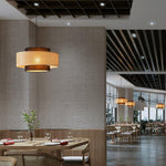 Minimalist Drum Pendant Fixture