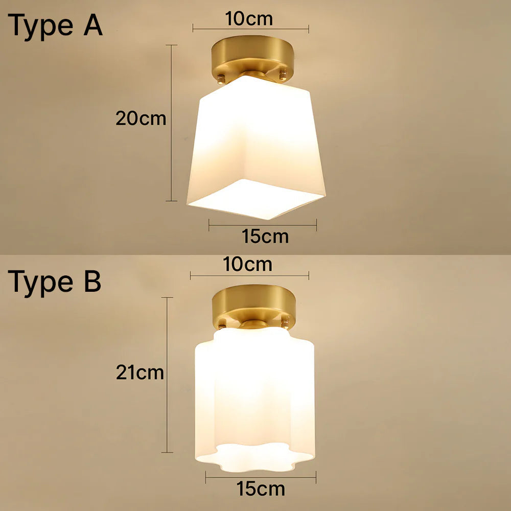 American Style Led Minimalist Modern Entry Ceiling Light
