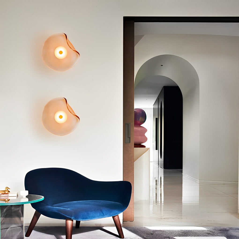 Round Glass Postmodern Wall Lamp Li002253