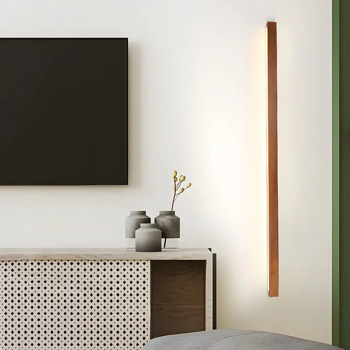 Arlo Contemporary Wood Wall Light