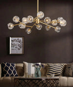 Glass Ball Cascade Chandelier