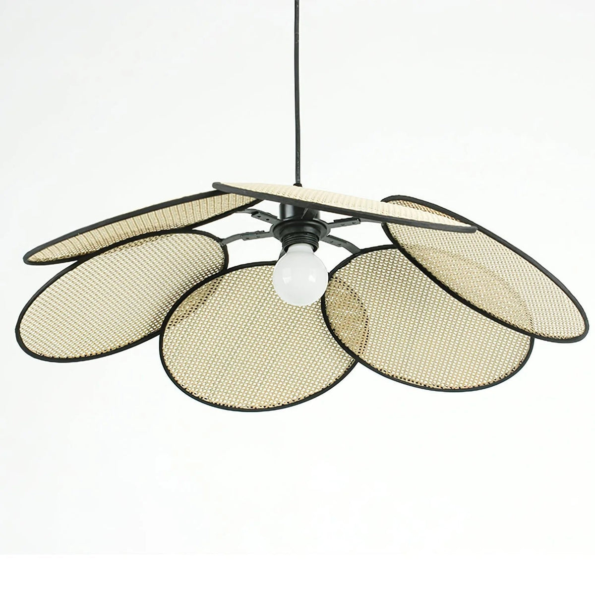 Rattan Bloom Pendant Light